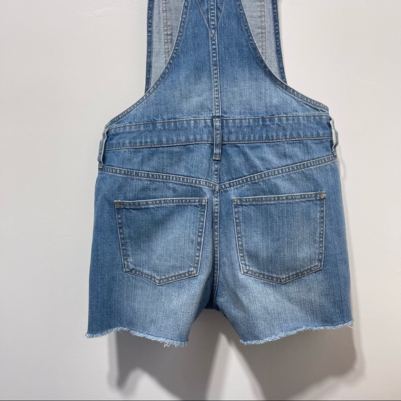 Madewell Adirondack Short Overalls in Isley Wash Size Small - Picture 6 of 11